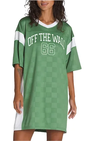 Vans Dames, Jurken, Groen, Maat: S Jersey