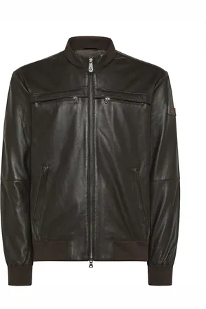 Peuterey Heren, Jassen, Bruin, Maat: XL Leer