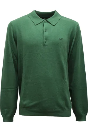 sun68 Heren, Tops, Groen, Maat: XL Katoen