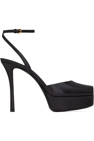 Saint Laurent Dames, Schoenen, Zwart, Maat: 38 1/2 EU