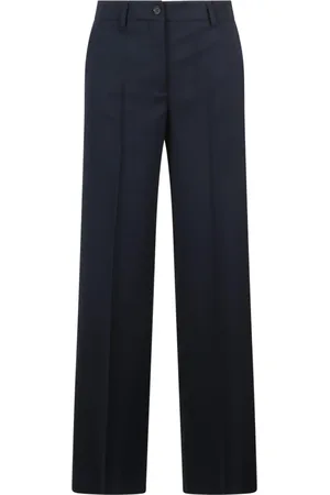 P.A.R.O.S.H. Dames, Broeken, Blauw, Maat: L Wol