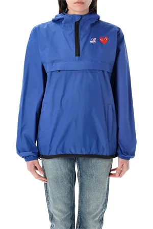 Comme des Garçons Dames, Jassen, Blauw, Maat: S Nylon