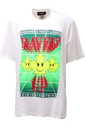 Dsquared2 Heren, Tops, Wit, Maat: 2XL Katoen
