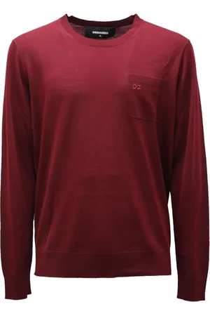 Dsquared2 Heren, Truien, Rood, Maat: S Wol