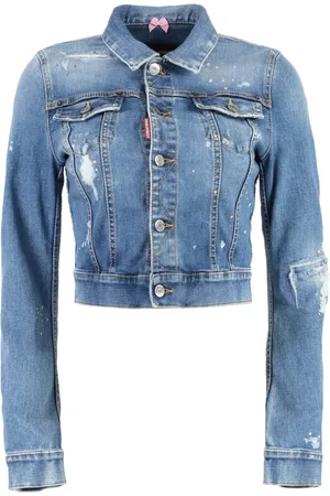 Dsquared2 Dames, Jassen, Blauw, Maat: L Denim
