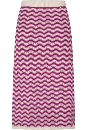 Fabienne Chapot Dames, Rokken, Roze, Maat: 2XL Katoen