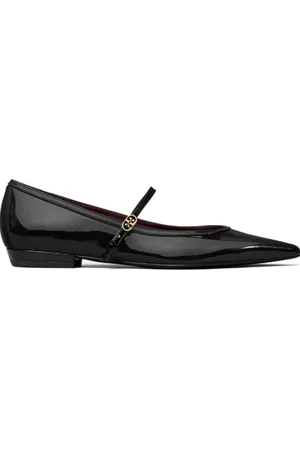 Tory Burch Dames, Schoenen, Zwart, Maat: 36 1/2 EU Leer