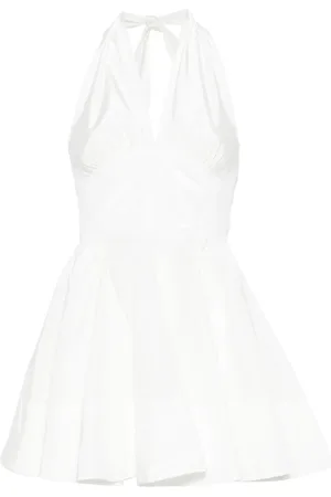 Andamane Dames, Jurken, Wit, Maat: XS Leer