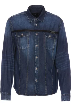 Dsquared2 Heren, Jassen, Blauw, Maat: XL Katoen