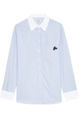 Zadig & Voltaire Dames, Blouses & Shirts, Blauw, Maat: M