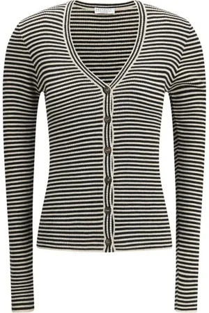 Brunello Cucinelli Dames, Truien, Grijs, Maat: L