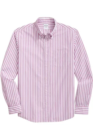 Brooks Brothers Heren, Overhemden, Paars, Maat: S Katoen