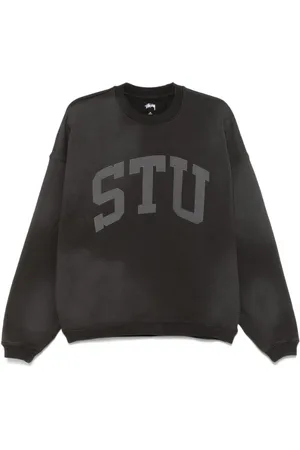 STUSSY Heren, Sweatshirts & Hoodies, Zwart, Maat: L