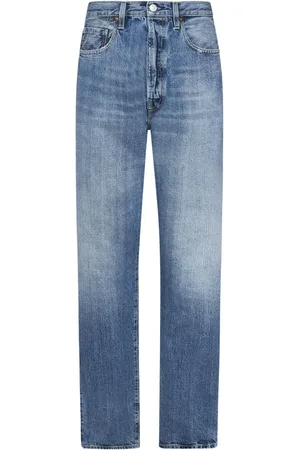 FORTELA Heren, Jeans, Blauw, Maat: W33 Katoen