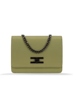 Elisabetta Franchi Dames, Tassen, Groen, Maat: ONE Size Poliester