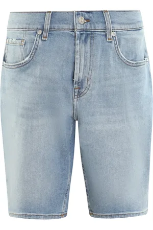 7 for all Mankind Heren, Korte broeken, Blauw, Maat: W36