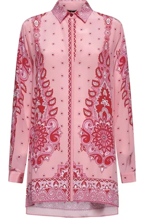 Etro Dames, Blouses & Shirts, Roze, Maat: XS Zijde