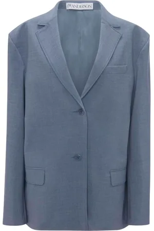 J.W.Anderson Dames, Jassen, Blauw, Maat: 2XS Wol