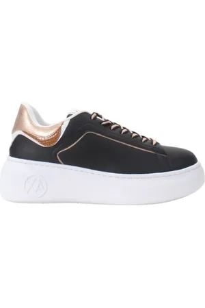 Armani Exchange Dames, Schoenen, Zwart, Maat: 37 EU Leer