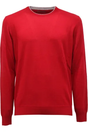 FERRANTE Heren, Truien, Rood, Maat: S Wol