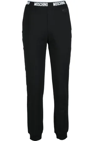 Moschino Dames, Broeken, Zwart, Maat: S Katoen