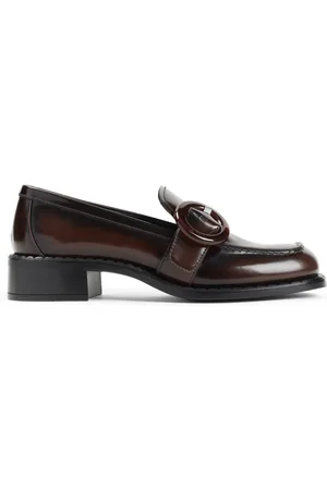 Prada Dames, Schoenen, Bruin, Maat: 37 EU Leer