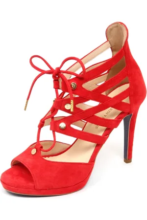 Trussardi Dames, Schoenen, Rood, Maat: 40 EU