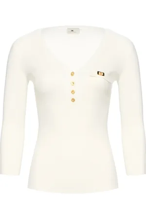 Elisabetta Franchi Dames, Truien, , Maat: XL Zijde
