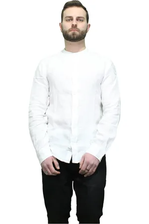 Blauer Heren, Overhemden, Wit, Maat: XL Linnen