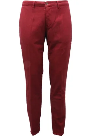 CRUNA Heren, Broeken, Rood, Maat: XL Katoen