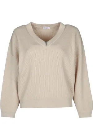 Brunello Cucinelli Dames, Truien, , Maat: XS Katoen