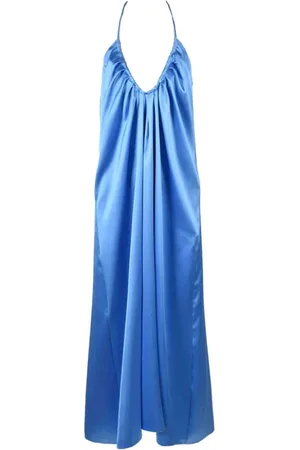 ACTUALEE Dames, Jurken, Blauw, Maat: M Poliester