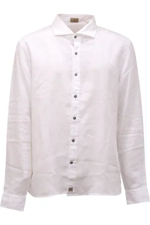 SONRISA Heren, Overhemden, Wit, Maat: 4XL Linnen
