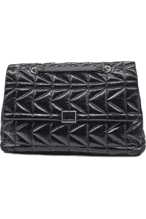 Karl Lagerfeld Dames, Tassen, Zwart, Maat: ONE Size Leer