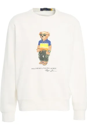 Ralph Lauren Heren, Sweatshirts & Hoodies, Wit, Maat: M Katoen
