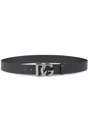 Dolce & Gabbana Heren, Accessoires, Zwart, Maat: 95 CM Leer