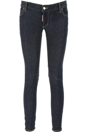 Dsquared2 Dames, Jeans, Blauw, Maat: 3XS Katoen