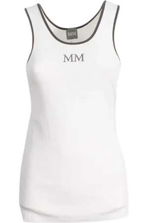 Max Mara Dames, Tops, Wit, Maat: S Katoen