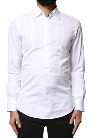 Dolce & Gabbana Heren, Overhemden, Wit, Maat: XS Katoen