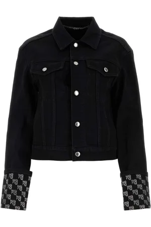 Alexander Wang Dames, Jassen, Zwart, Maat: XS Katoen