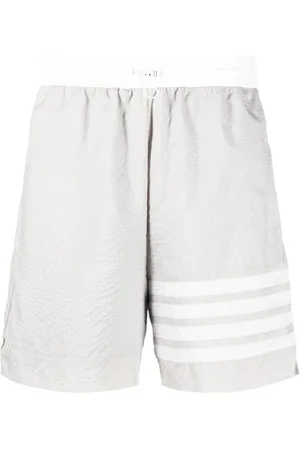 Thom Browne Heren, Korte broeken, Grijs, Maat: S