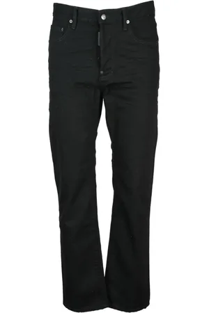 Dsquared2 Heren, Jeans, Zwart, Maat: M Katoen