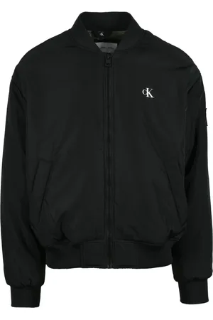 Calvin Klein Heren, Jassen, Zwart, Maat: L Katoen