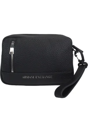 Armani Exchange Heren, Tassen, Zwart, Maat: ONE Size Leer