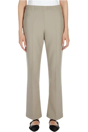 Max Mara Dames, Broeken, , Maat: M Katoen