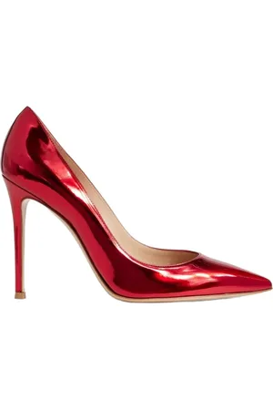 Gianvito Rossi Dames, Schoenen, Rood, Maat: 36 1/2 EU Leer