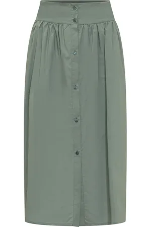 Woolrich Dames, Rokken, Groen, Maat: XS Katoen