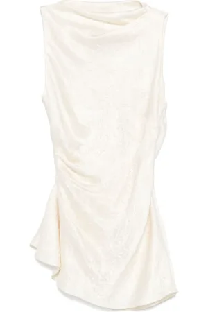 Alexander McQueen Dames, Tops, , Maat: M Satijn