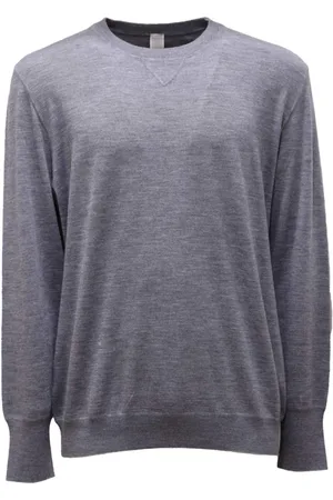 ELEVENTY Heren, Truien, Grijs, Maat: XL Wol