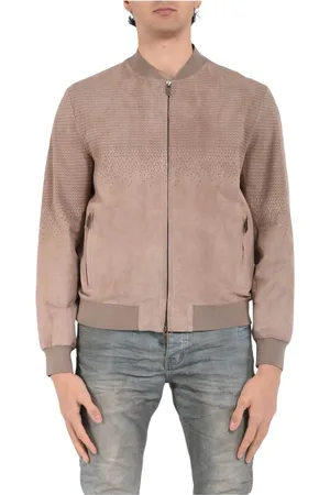 SALVATORE SANTORO Heren, Jassen, , Maat: 3XL Suède